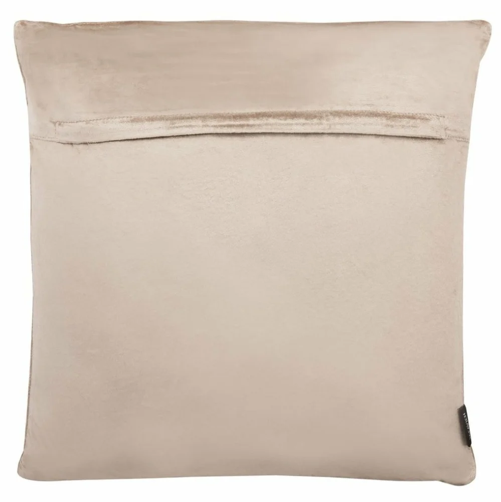 Safavieh Throw Pillow Beaded Gold Sparkle Velvet Golden Beige 18” Square NWT